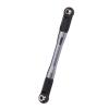 Alomejor RC Servo Stand Mount with Steering Link Rod for Axial SCX10 II 90046 1/10 RC Car Replacement view 3