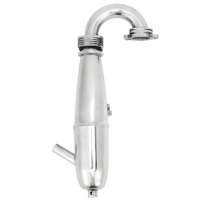 Alomejor Sturdy Aluminum Alloy Exhaust Pipe for RC1/8 Oil Truck, Easy Installation, Suitable for HSP and 1/8 Oil Cars