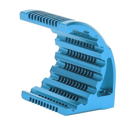 Alomejor Small and Light Aluminum Alloy Heat Sink for Efficient Heat Dissipation, Easy Installation, Ideal for 4274 1515 1512 Brushless Motor, Red Color (Blue)