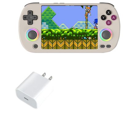 BoxWave Charger Compatible with Aivuidbs RG40XX H (4 in) - PD GAN miniCube (30W), 30W Tiny PD GAN Type-C Wall Charger - Winter White