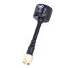 Alomejor 5.8Ghz 3dBi RHCP High Gain Antenna Flexible Installation Strong Signal for FPV Racing Drone RC Parts Accessory (RP-SMA Inner Hole) view 2