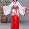 Hanfu for Girls and Boys, Kids Chinese Dress Traditional Ancient Costume with A Thousand Miles of Rivers and Mountains Print view 2