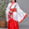 Hanfu for Girls and Boys, Kids Chinese Dress Traditional Ancient Costume with A Thousand Miles of Rivers and Mountains Print view 3