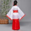 Hanfu for Girls and Boys, Kids Chinese Dress Traditional Ancient Costume with A Thousand Miles of Rivers and Mountains Print view 4