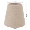 RUEHALF 6PCS Small Lamp Shade Clip On Linen Fabric Lampshade for Candle Bulbs Lighting Accessories Lighting Accessories Lamp Shade view 2