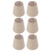 RUEHALF 6PCS Small Lamp Shade Clip On Linen Fabric Lampshade for Candle Bulbs Lighting Accessories Lighting Accessories Lamp Shade view 4
