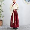 Hanfu for Girls and Boys, Kids Chinese Dress Traditional Ancient Costume with A Thousand Miles of Rivers and Mountains Print view 3