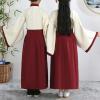 Hanfu for Girls and Boys, Kids Chinese Dress Traditional Ancient Costume with A Thousand Miles of Rivers and Mountains Print view 4