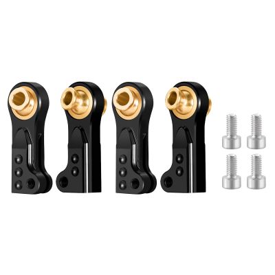 Zolikar Aluminum M4 CW CCW Tie Rod End Ball Joint Link, Black