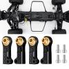 Zolikar Aluminum M4 CW CCW Tie Rod End Ball Joint Link, Black view 2