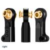 Zolikar Aluminum M4 CW CCW Tie Rod End Ball Joint Link, Black view 3