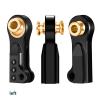 Zolikar Aluminum M4 CW CCW Tie Rod End Ball Joint Link, Black view 4