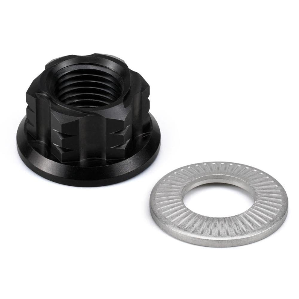 24T Primary Drive Pulley and Nut Set Compatible with Light X/S and X160/X260 Electric Dirt Bikes(Black Nut)