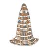 SHLXMDNZ Book Shelves Collection and Ladder print Hooded Cape For Teenagers, Perfect cloak for Halloween and Theme Parties view 1