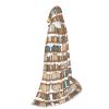 SHLXMDNZ Book Shelves Collection and Ladder print Hooded Cape For Teenagers, Perfect cloak for Halloween and Theme Parties view 2