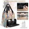 Adornori Llama Unicorn Diaper Bag Backpack for Women Waterproof Multi Function Travel Diaper Backpacks with USB Charging Port Anti Theft Bag, Alpaca Llama view 4