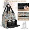 Adornori Cute Animal Dogs Puppy Diaper Bag Backpack Travel Backpack for Women Insulated Pockets Portable bags with USB Charging Port Anti Theft Bag view 4