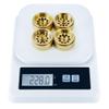 4PCS/1set Brass 1.3" RC beadlock Wheels Rims 228g for 1/18th TRX4M 1/24th AXIAL SCX24 RC Crawler Car Upgrade Parts (Gold) view 2