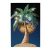 Rmyrhq Glittering Disco Palm Tree Wood Jigsaw Puzzles for Adults 1000pieces Unique Mirror Ball Art for Art Collectors&Home Decor Lovers Gallery Displays Ideal Gift to Birthday and Valentines Day view 3