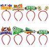 2026 world cup soccer Football Fan Headbands Soccer Headbands Set for Fans, 8-Pack Football Theme Party Headwear, Soccer Cheer Props for Game Day, Sports Party Decorations for Kids and Adults view 1