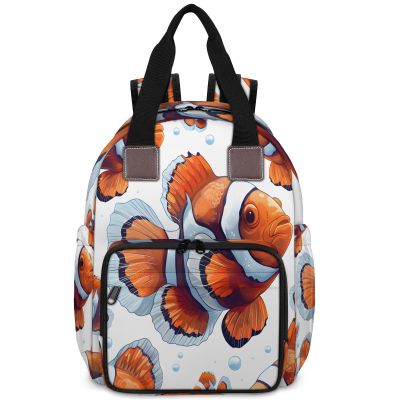 Adornori Clownfish Diaper Bag Backpack Travel Backpack for Women Insulated Pockets Portable bags with USB Charging Port Anti Theft Bag