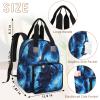 Adornori Train Diaper Bag Backpack for Women Large Capacity Waterproof with Insulated Pockets Diaper Bags Travel Bag, Lightning Thunder view 3