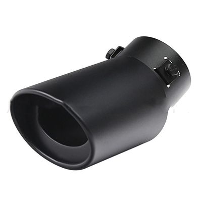 Exhaust Tips for Lexus RC 2014-2024, Tailpipe Tips Car Exhaust Tip Automotive Tail Throat Tail Pipe Car Accessories,Curved/Black 63mm-66mm
