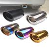 Exhaust Tips for Lexus RC 2014-2024, Tailpipe Tips Car Exhaust Tip Automotive Tail Throat Tail Pipe Car Accessories,Curved/Black 63mm-66mm view 2