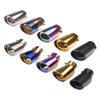 Exhaust Tips for Lexus RC 2014-2024, Tailpipe Tips Car Exhaust Tip Automotive Tail Throat Tail Pipe Car Accessories,Curved/Black 63mm-66mm view 3