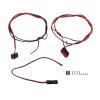 Drfeify LED Toy Car Lights, RC Cars Warning Light with Heat Shrink Tubing for RC Vehicles (Red) view 2