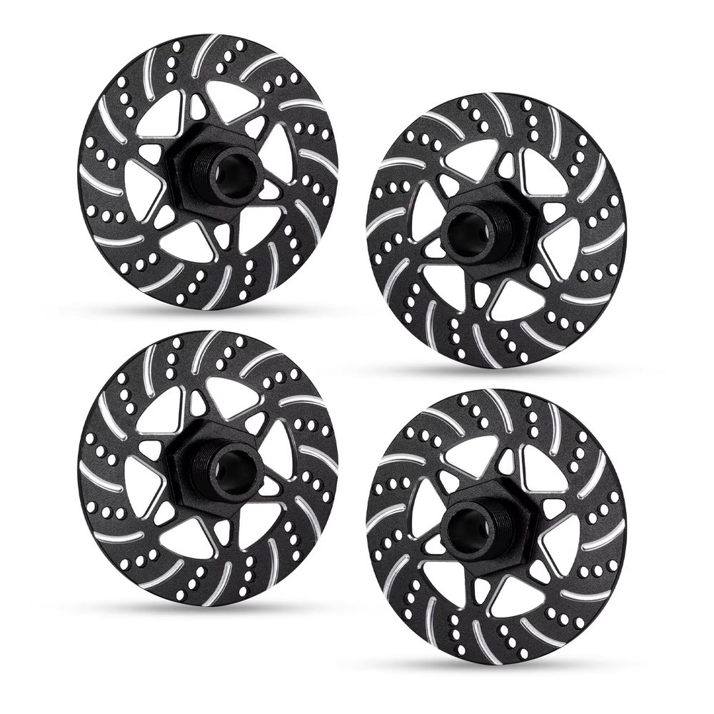 RC car Components Compatible With ARRMA For Infraction For Limitless For Felony 6S For BLX 1/7 1/8 RC Car Upgrade Parts Aluminum Alloy Brake Disc(Black)