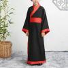 Hanfu for Girls and Boys, Chinese Traditional Ancient Costume, Cross-Collar Kids Hanfu Dress with Waist Belt for Toddler Halloween Cosplay Cultural Party Outfit view 2