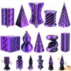 10 Pack 3D Printed Spiral Fidget Toys Set Impossible Magic Passthrough Stress Relief Toy for Anxiety Relaxing,Cuboid,Cylinder,Cone,Cube,Wave,Whirlwind,Pyramid,Gourd,Triangle,Quadrilateral(DP) view 1
