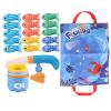Cheerful Fishing Set - Preschool Cloth Catching Game, Educational Stacking Cup Support, Shape Sorting Bond Control, Tool Activity Design, Play Aid for Children, School, Fun view 1
