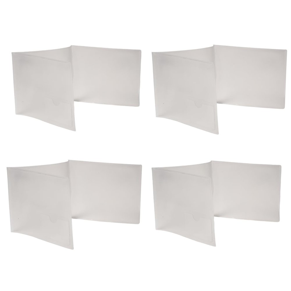 AOG Large Mahjong Card Cover,4 Pack,Waterproof,Plastic Protector Sleeves