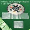 AOG Large Mahjong Card Cover,4 Pack,Waterproof,Plastic Protector Sleeves view 2