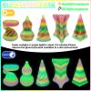 10 Pack 3D Printed Spiral Fidget Toys Set Impossible Magic Passthrough Stress Relief Toy for Anxiety Relaxing,Cuboid,Cylinder,Cone,Cube,Wave,Whirlwind,Pyramid,Gourd,Triangle,Quadrilateral(CGR) view 3