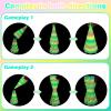 10 Pack 3D Printed Spiral Fidget Toys Set Impossible Magic Passthrough Stress Relief Toy for Anxiety Relaxing,Cuboid,Cylinder,Cone,Cube,Wave,Whirlwind,Pyramid,Gourd,Triangle,Quadrilateral(CGR) view 4