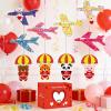 Xanorrg Childrens Valentine Exchange Layouts Pack of 28 Highlighting Aircraft Dolls for Classroom Valentine Fun Artifact view 3