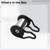 YHomU Zip Line Youngsters Kit, Set Slackline Training, Includes Pulley Metal and Carabiner, for Tree Climbing Flip Line, Gear Tree Climbing Ideal for Outdoor Fun view 2