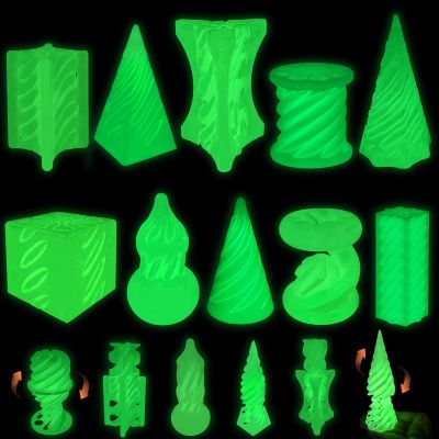 10 Pack 3D Printed Spiral Fidget Toys Set Impossible Magic Passthrough Stress Relief Toy for Anxiety Relaxing,Cuboid,Cylinder,Cone,Cube,Wave,Whirlwind,Pyramid,Gourd,Triangle,Quadrilateral(GG)