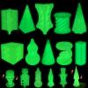 10 Pack 3D Printed Spiral Fidget Toys Set Impossible Magic Passthrough Stress Relief Toy for Anxiety Relaxing,Cuboid,Cylinder,Cone,Cube,Wave,Whirlwind,Pyramid,Gourd,Triangle,Quadrilateral(GG) view 1