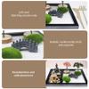 Sand Garden Kit Zen Sand Tray Mini Garden for Desk Zen with Rakes, Buddha Figures & Accessories Meditation Office Decor Style 1 view 2
