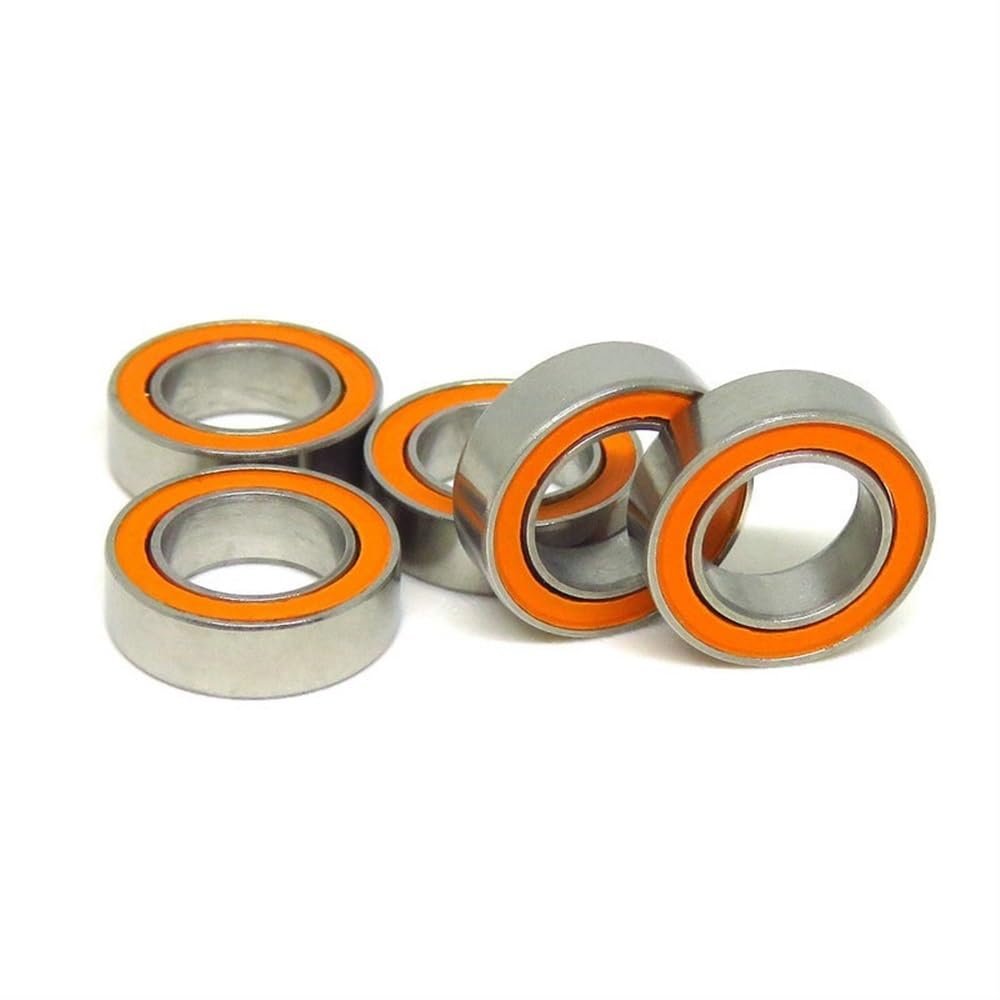 10pcs ABEC7 SMR115 2RS Bearing 5x11x4 mm Stainless Steel Hybrid Ceramic MR115 SMR115C RS 5 * 11 4 Wheel(SMR104C-2OS 4x10x4mm)