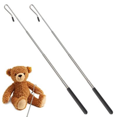 BLMHTWO 2PCS Puppet Rods, 21 inch Puppet Arm Rods Adjustable Metal Puppets Handles Arm Control Rod for Small & Large Puppets