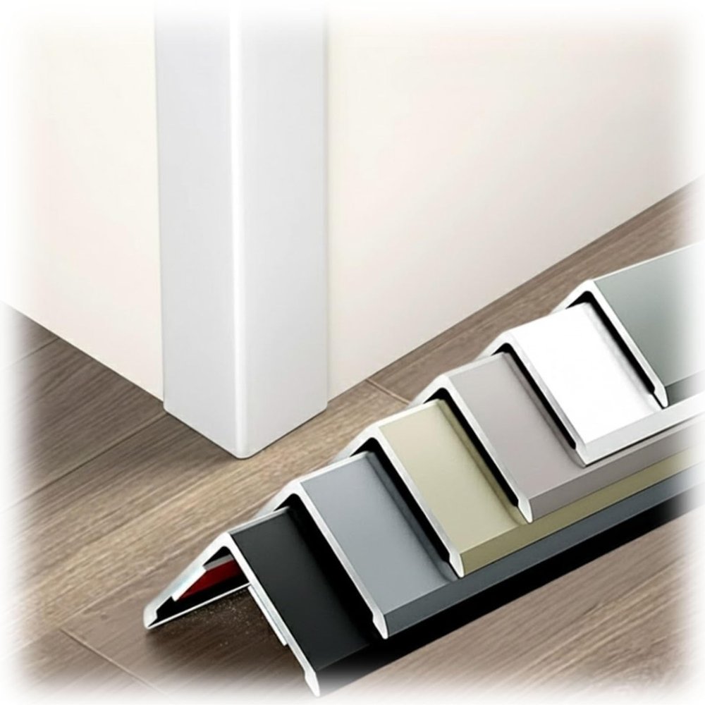Self Adhesive Metal Corner Protector for Walls, Aluminum L Molding Trim, Wall Corner Guards & Edge Protectors, Edge Guards for Home, Office, Commercial(Greige,L1m/39 W36mm/1.4")