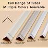 Self Adhesive Metal Corner Protector for Walls, Aluminum L Molding Trim, Wall Corner Guards & Edge Protectors, Edge Guards for Home, Office, Commercial(Greige,L1m/39 W36mm/1.4") view 4