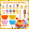 167pcs Tool Sensory Bin Filler Fine Motor Toys Kids Tool Box Sensory Bin Items Tape Measure Toy Drill Hammer Pliers Open-End Combination Wrench Hard Hat Hand Saw for Preschool Education Activities view 3
