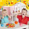 167pcs Tool Sensory Bin Filler Fine Motor Toys Kids Tool Box Sensory Bin Items Tape Measure Toy Drill Hammer Pliers Open-End Combination Wrench Hard Hat Hand Saw for Preschool Education Activities view 4