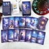 DPEHAKMK Tarot Cards Deck 78 Cards with Guidebook, Violet Veil Tarot, Ethereal Cosmic Tarot Deck for Intuitive Reading, Spiritual Guidance, Dreamy Aesthetic & Gift view 3